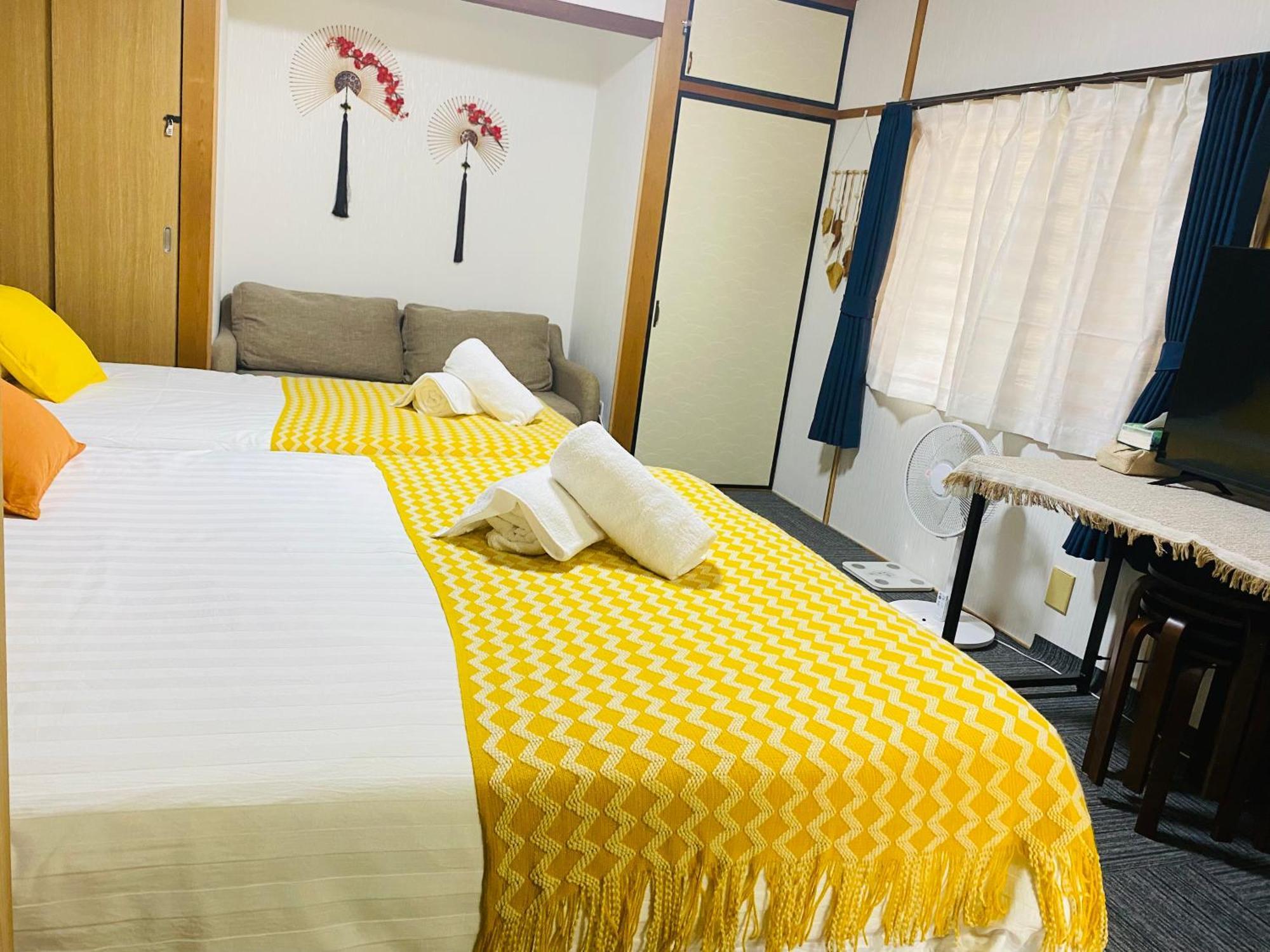大阪民宿梅田淀川花b套 Appartement *